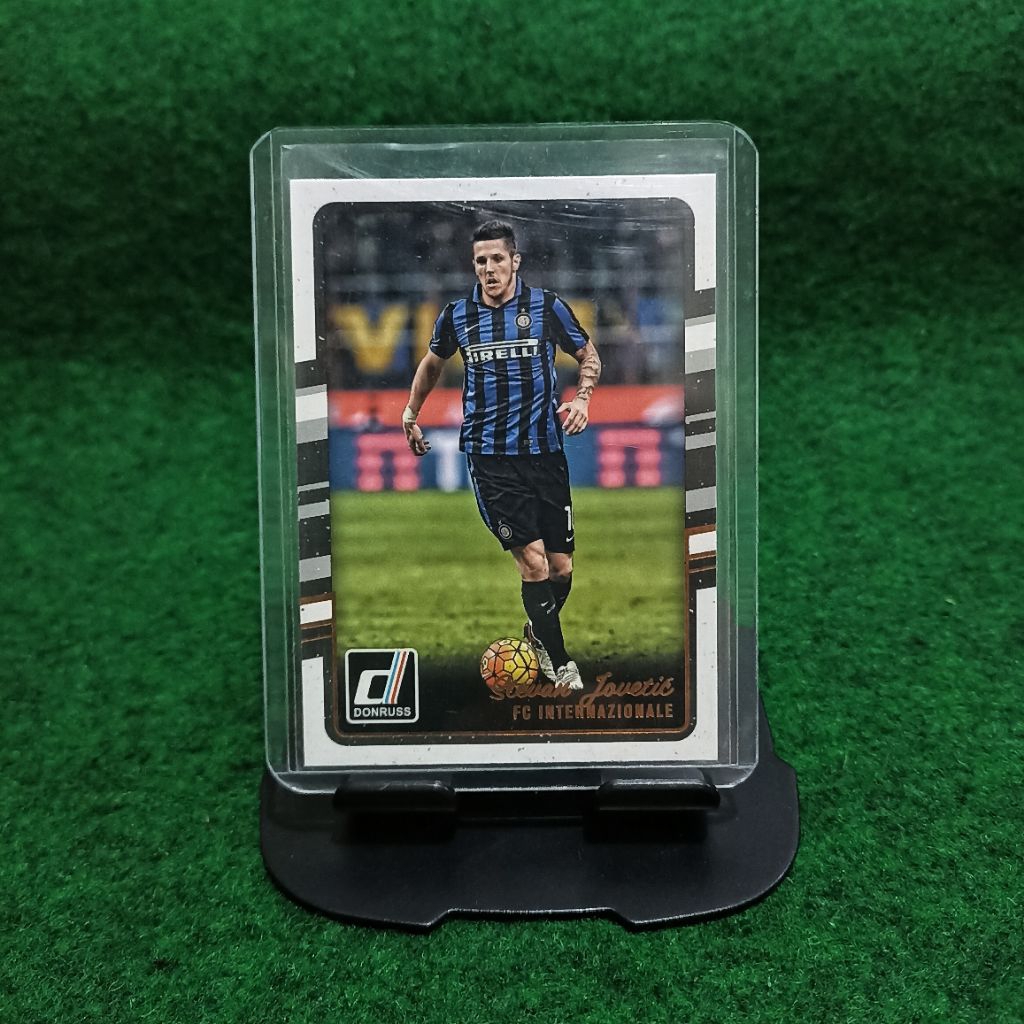 KARTU BOLA STEVEN JOVETIC INTER MILAN PANINI DONRUSS 2016-17
