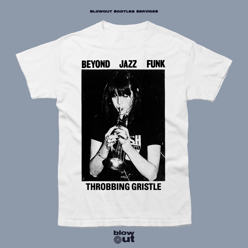Kaos Band T-Shirt Punk THROBBING GRISTLE - Beyond Jazz Funk SWANS SONIC YOUTH