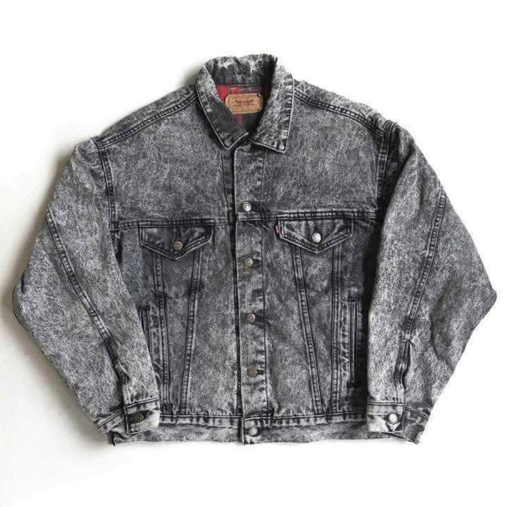LEVIS USA 80’s ACID WASH TYPE III BLANKET LINED TRUCKER JACKET