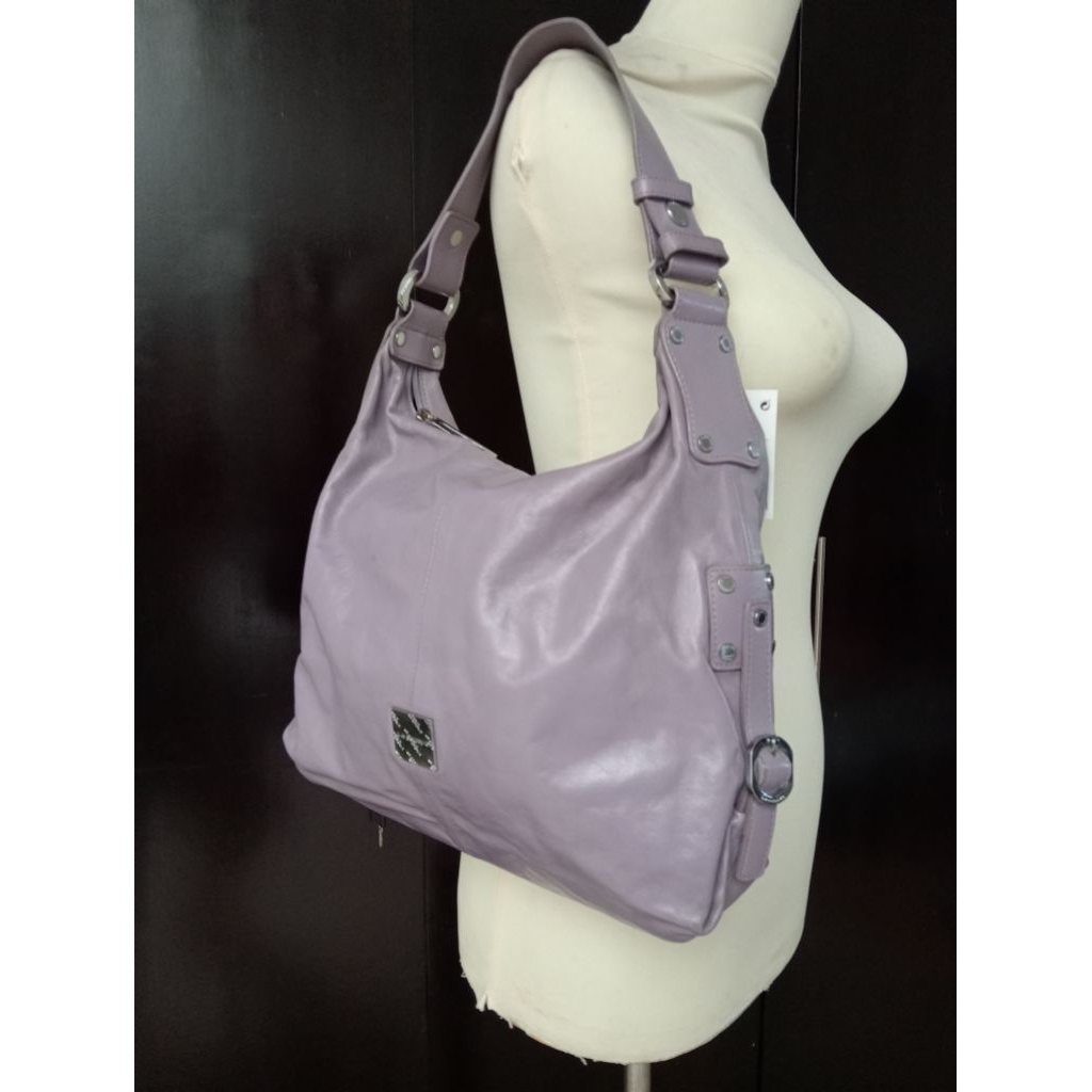 Lapagayo Hobo shoulder bag kulit asli, Taro
