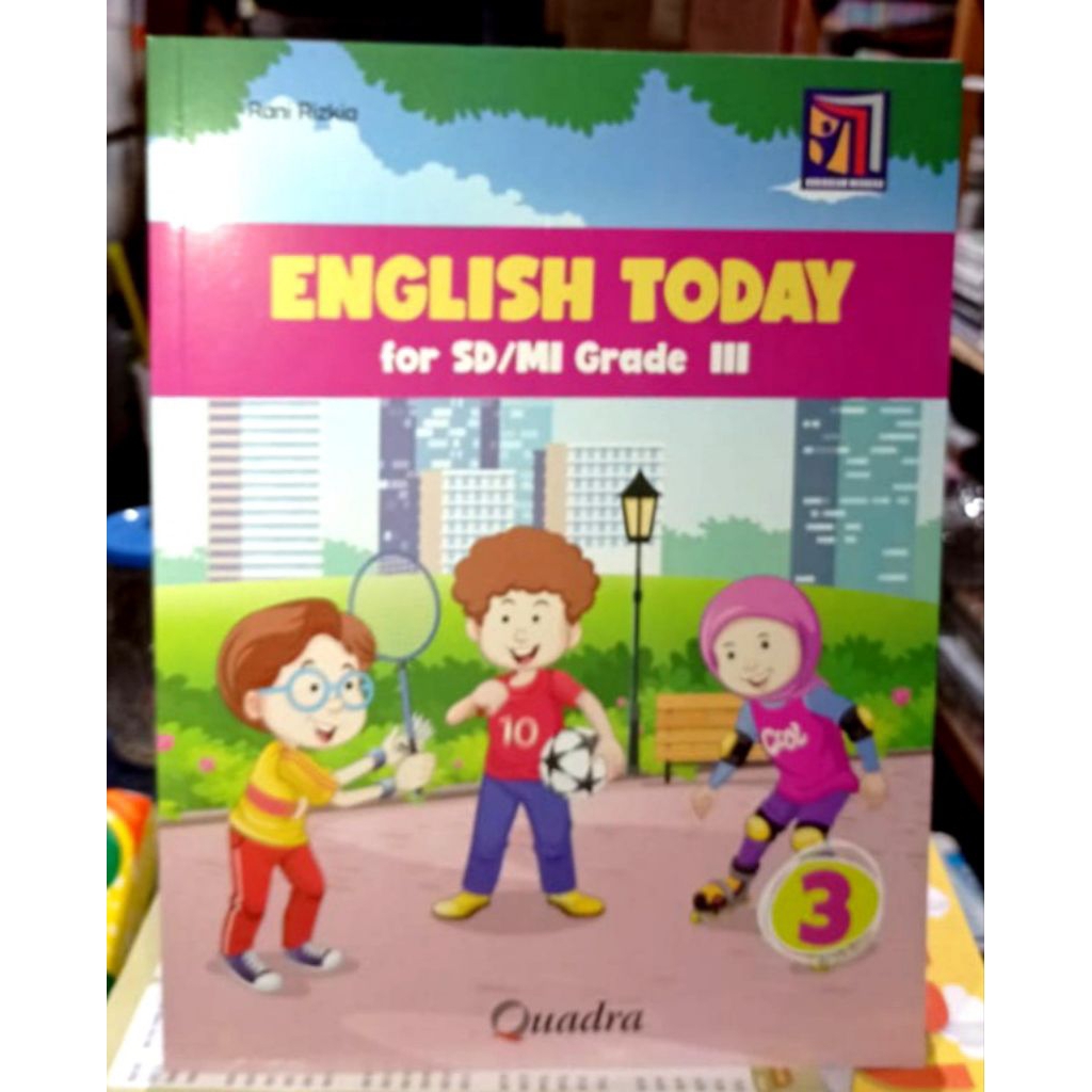 Buku English Today Kelas 3 SD Kurikulum Merdeka Quadra