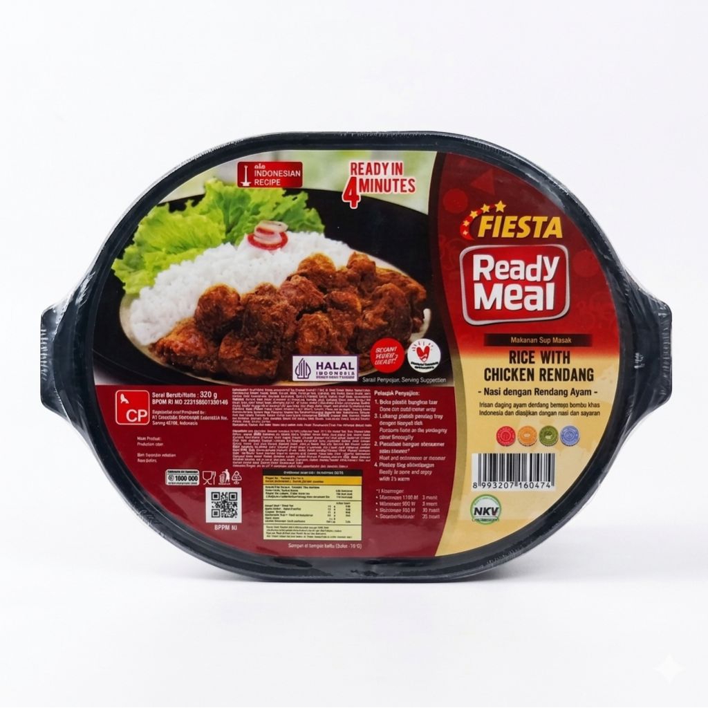 Fiesta Ready Meal Rice With Chicken Rendang