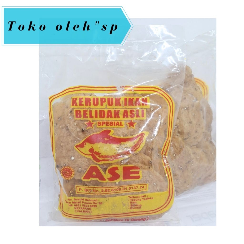 [ASE]KERUPUK IKAN BELIDAK/KERUPUK IKAN BELIDAK SAHANG/KERUPUK IKAN /KERUPUK IKAN ASE