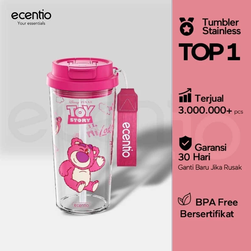 [Disney botol minum series]ecentio botol minum anak Disney 1000ml/ 750ml/ 550ml aesthetic botol air 