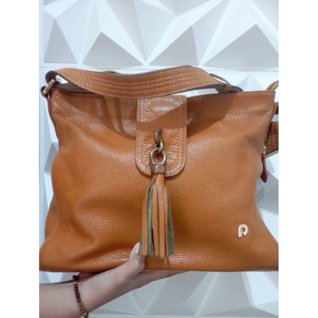 tas papillon preloved papilon seken papillon bekas second kulit asli warna netral sling shoulder 3 r