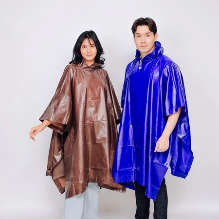 Jas Hujan Poncho (TANPA LENGAN) Kelelawar Penguins Pinguin P-555