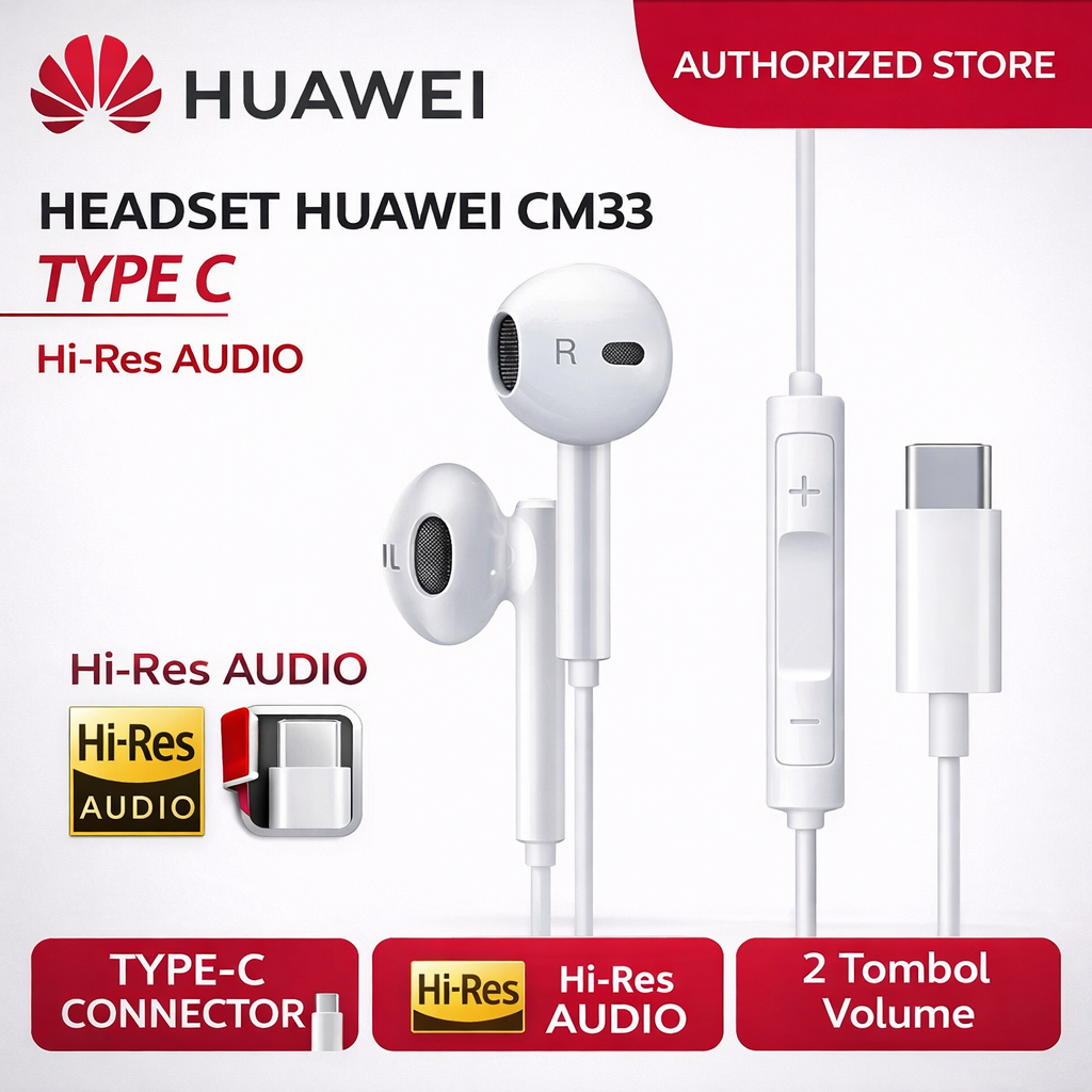 Headset Huawei Earphone Original Type C For Huawei Nova Huawei Mate Pura Handsfree Headset Super Bas