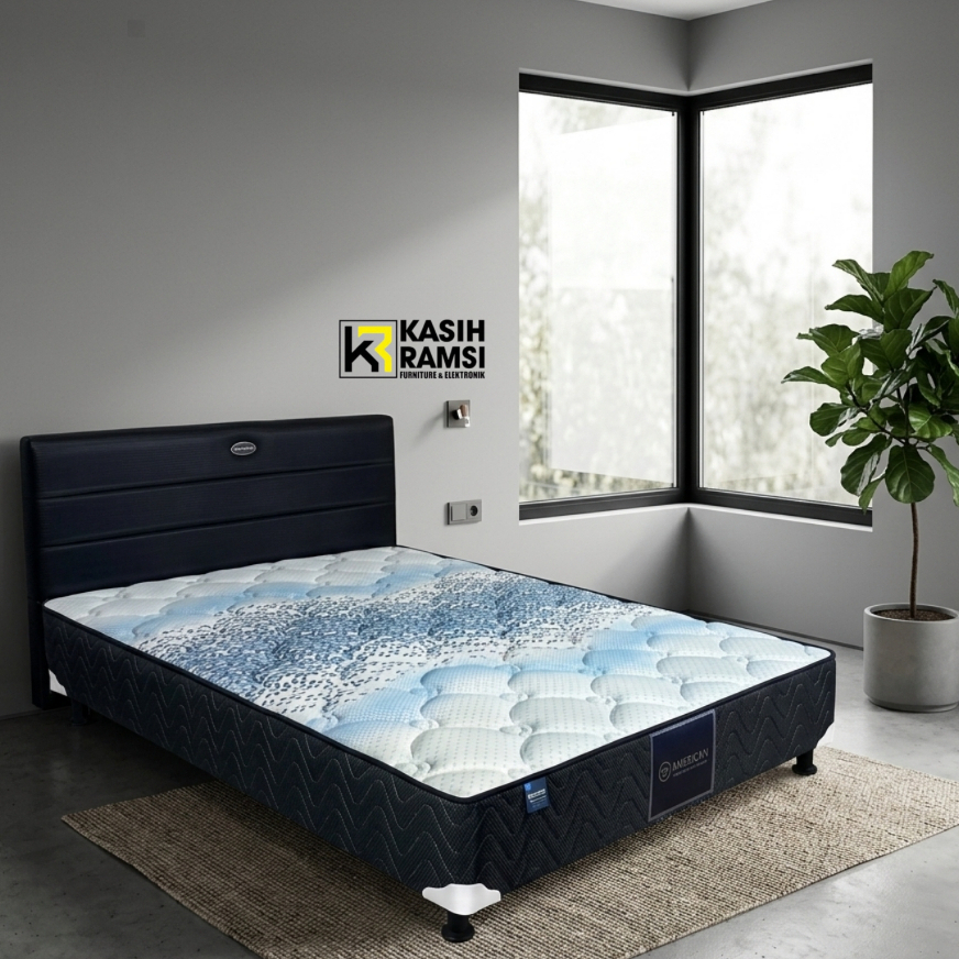 Kasur Spring Bed American Luxury Single Bed