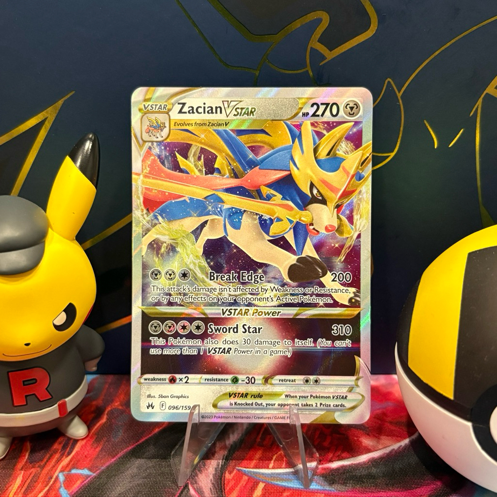 Zacian VSTAR 096/159 ENG - UR Holo - Crown Zenith - Pokemon TCG