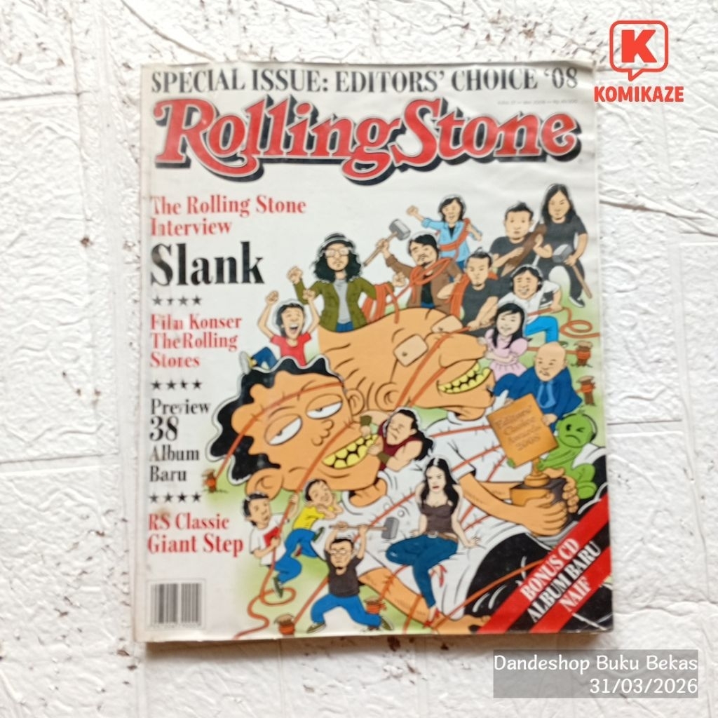 Rolling Stone Indonesia Special Issue Editor's Choice 2008 - Majalah Bekas Preloved