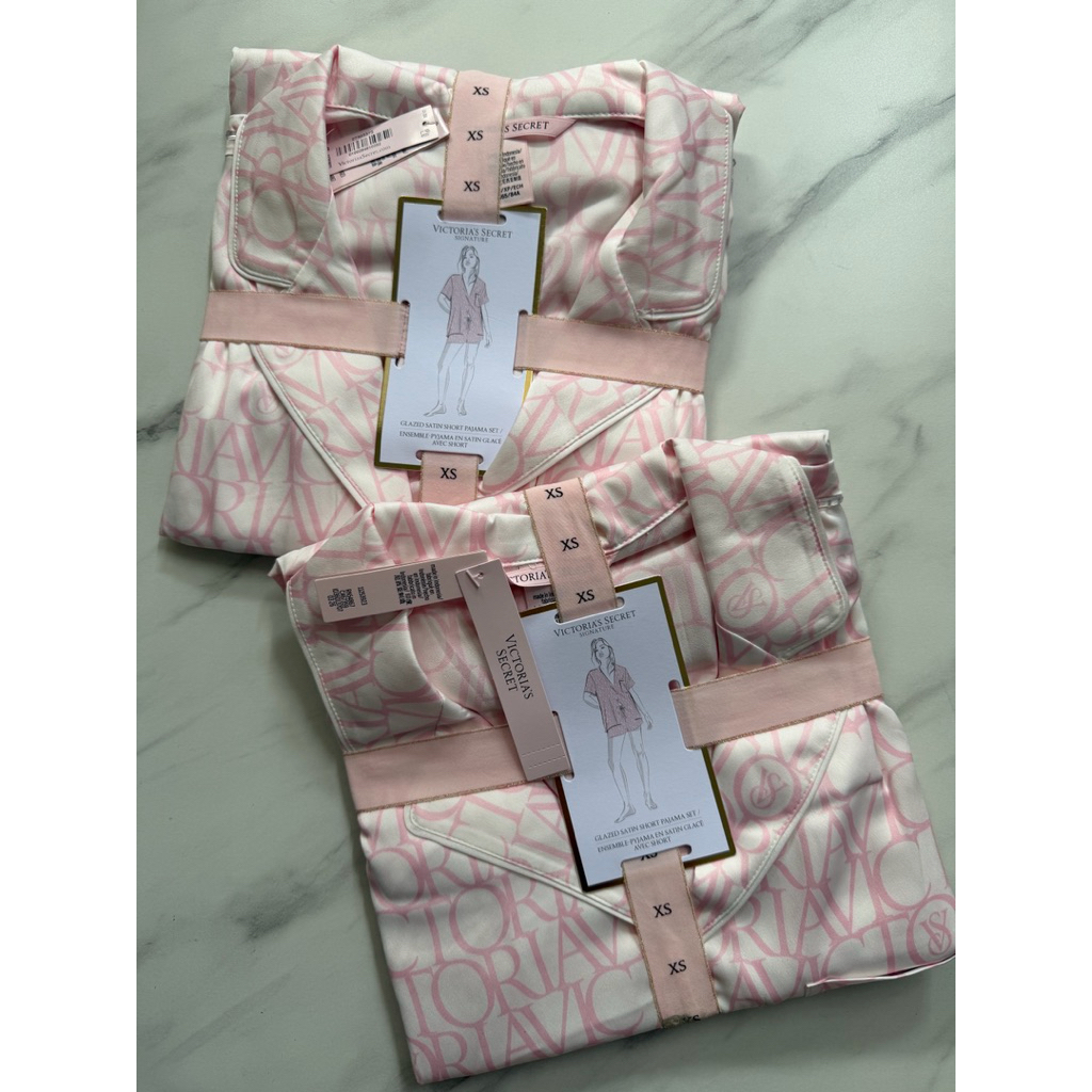 Victoria’s Secret Glazed Satin Short Pjmas