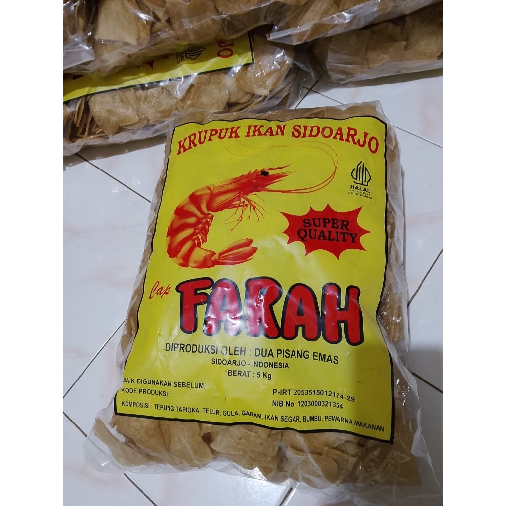 Kerupuk Udang mentah 1 kg