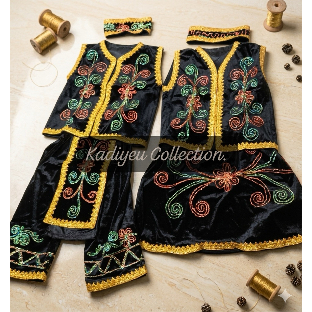 ADAT DAYAK Bahan BAJU ADAT DAYAK / BAJU ADAT DAYAK Bahan Bludru