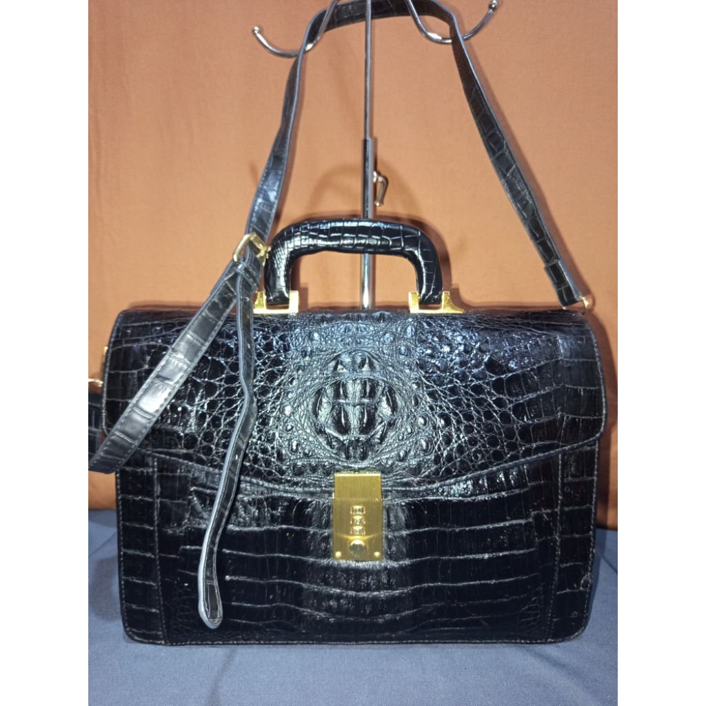 Tas Kerja Tas Laptop Regarde Crocodile Skin  Asli second ori