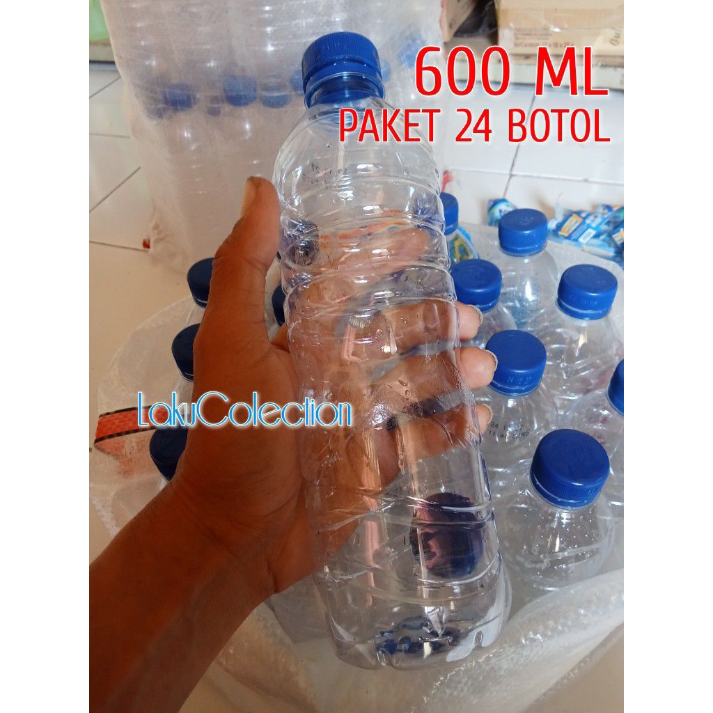 Botol bekas Aqua 600 ml