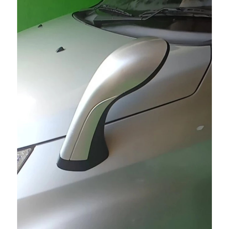 spion tanduk kap mesin toyota rush / terios 2007 sampai 2017 silver 2008 2009 2010 2011 2012 2013 20