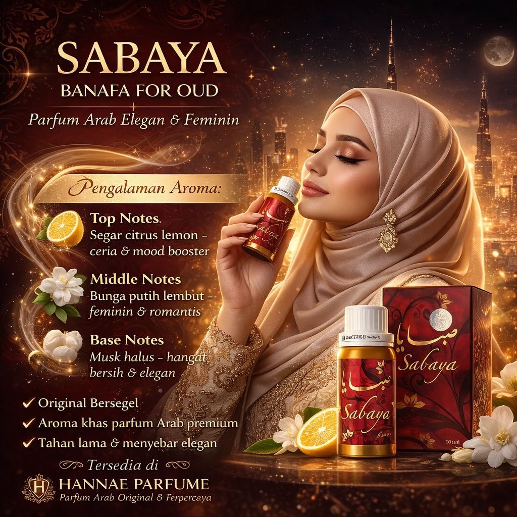 Sabaya Bubit Parfum Sabaya Banafa' For Oud 100ml Original Bersegel Perfumes Arab Sabaya Original Hig