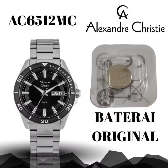 BATERAI JAM ALEXANDRE CHRISTIE ORIGINAL  AC6512MC
