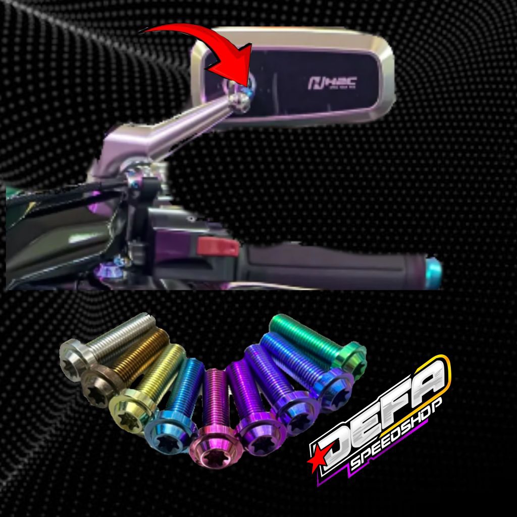 baut Titan spion h2c PNP spion model H2C satu set 2 biji