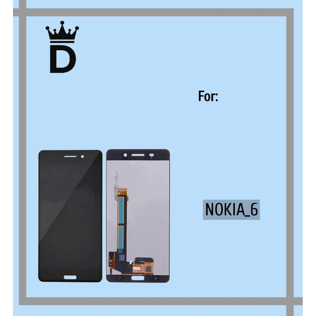 LCD TOUCHSCREEN NOKIA 6 FULLSET