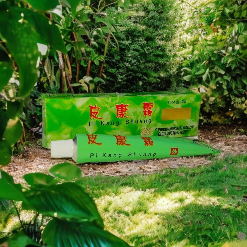 Pi kang shuang krim hijau perawatan kulit/gatal 5 pcs