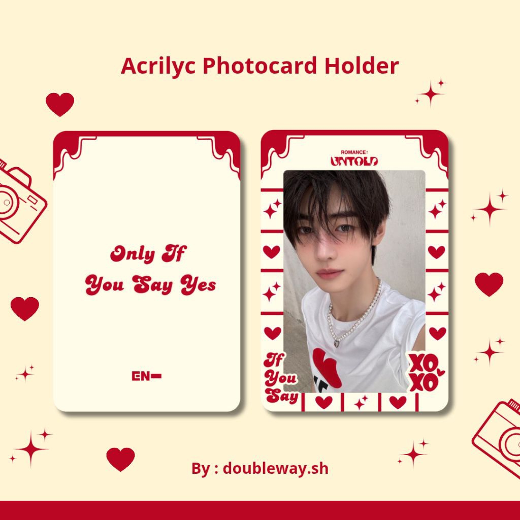 Photocard PC Holder | Cahol Acrilic | Cahol Enhypen_Engene