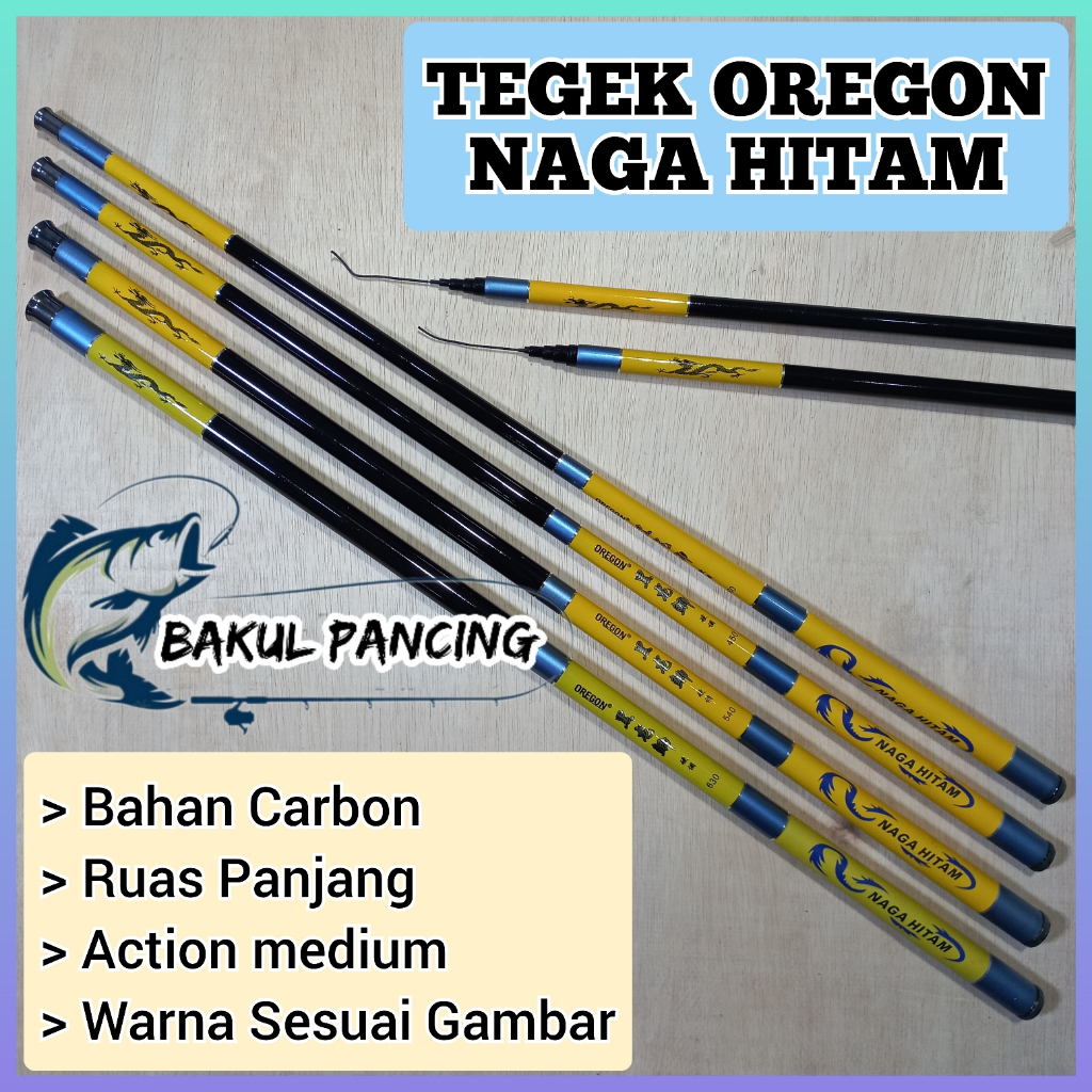 PROMO JORAN TEGEK CARBON OREGON NAGA HITAM 360 450 540 630