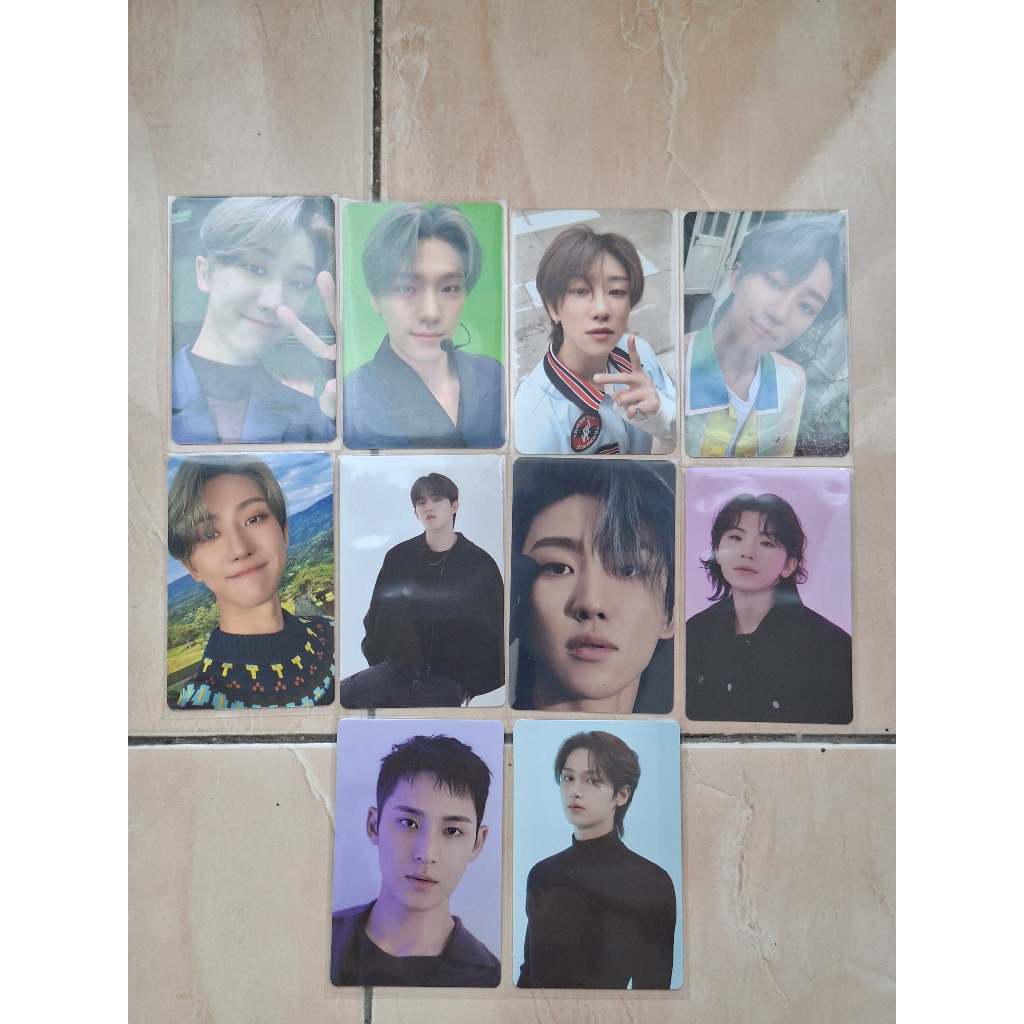 [ready stock] aab photocard seventeen || mingyu jun the8 dino woozi scoups tc follow tour dicon heng