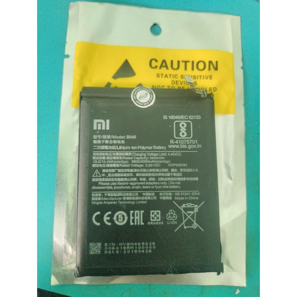 Baterai copotan Original Redmi 7/ Note 8 (BN46)