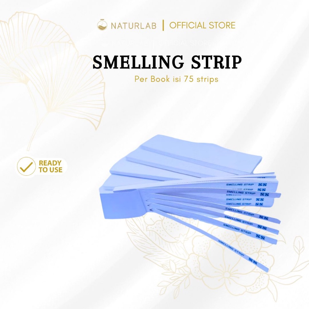 NATURLAB Smelling Strip Book | 75 lembar | Praktis untuk Smelling Aroma | Perfume Maker