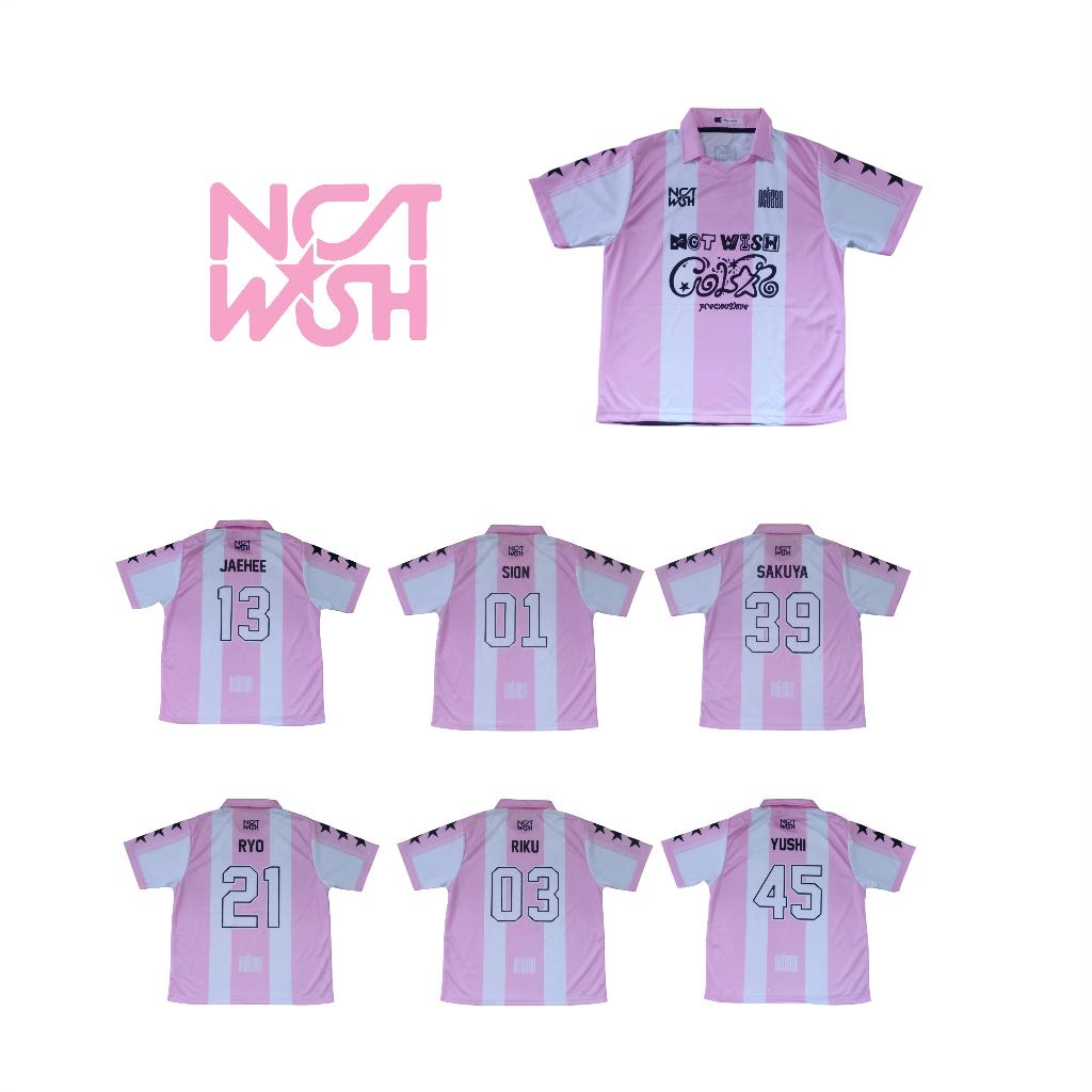 Jersey Baju Kaos NCT WISH oversize unisex INTO THE WISH Edition FULL PRINT //  NCTZEN