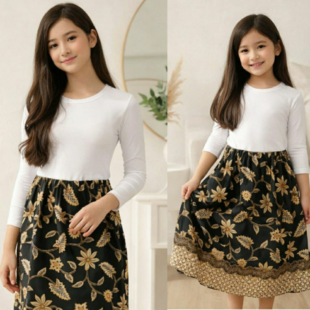 Rok span mini rok pendek remaja/Anak batik bawahan kebaya