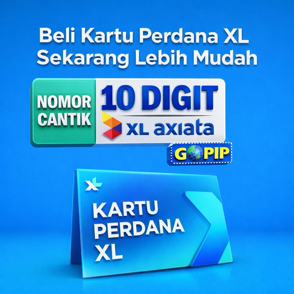 Nomor Cantik XL 10 Digit Murah + Bonus 3GB Prabayar