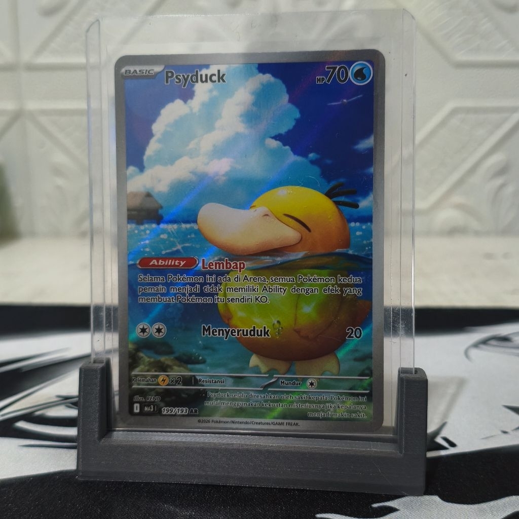 Pokemon Card Psyduck AR Mega impian Indonesia version