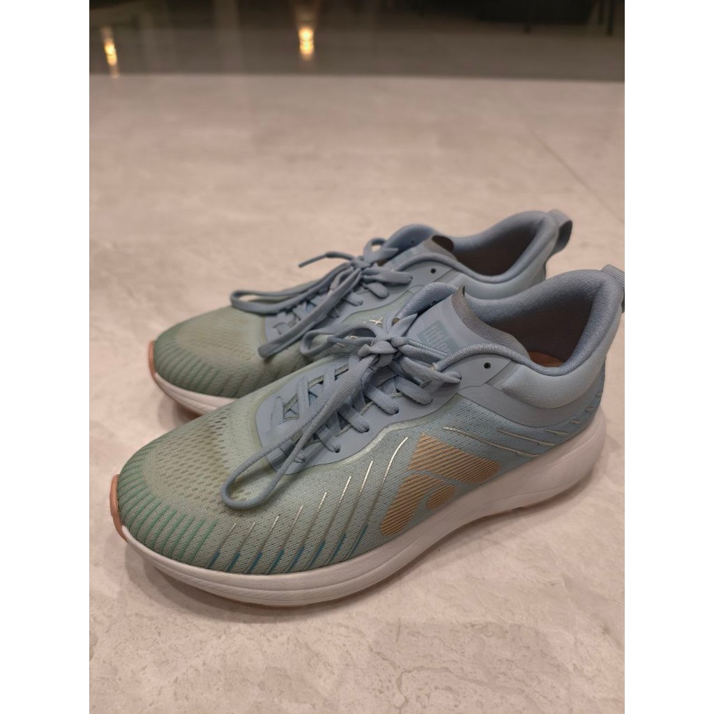Sepatu Sneakers Wanita FitFlop Original Murah Size 39 Biru Pastel PRELOVED MULUS