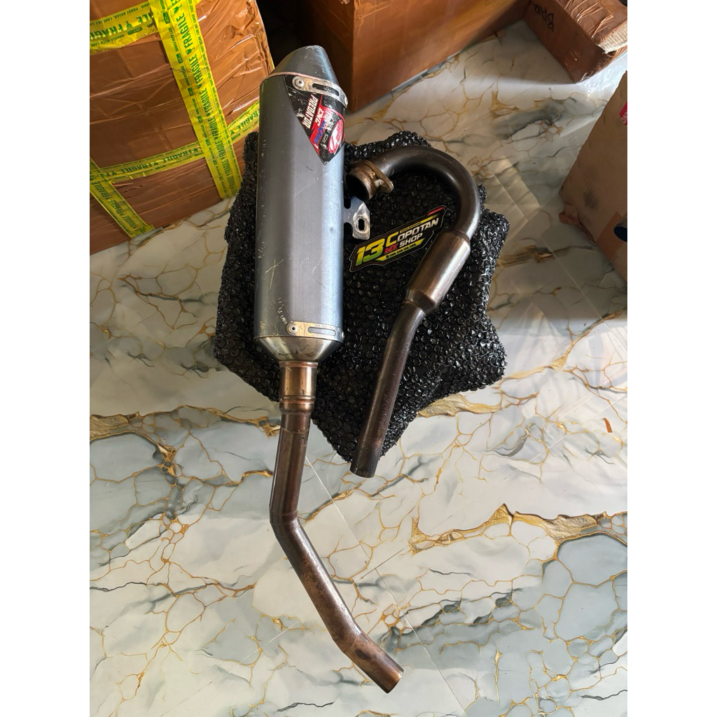 knalpot gp7 cnc predator pnp crf150l