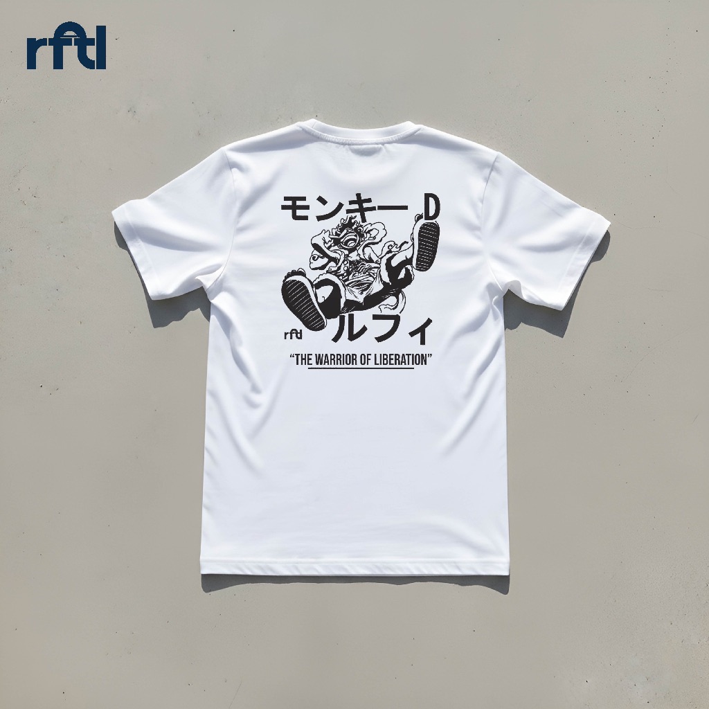 Baju Anime One Piece - Luffy Gear 5- Kaos Anime  Kaos One Piece  T-Shirt Anime One Piece Kaos Warna 