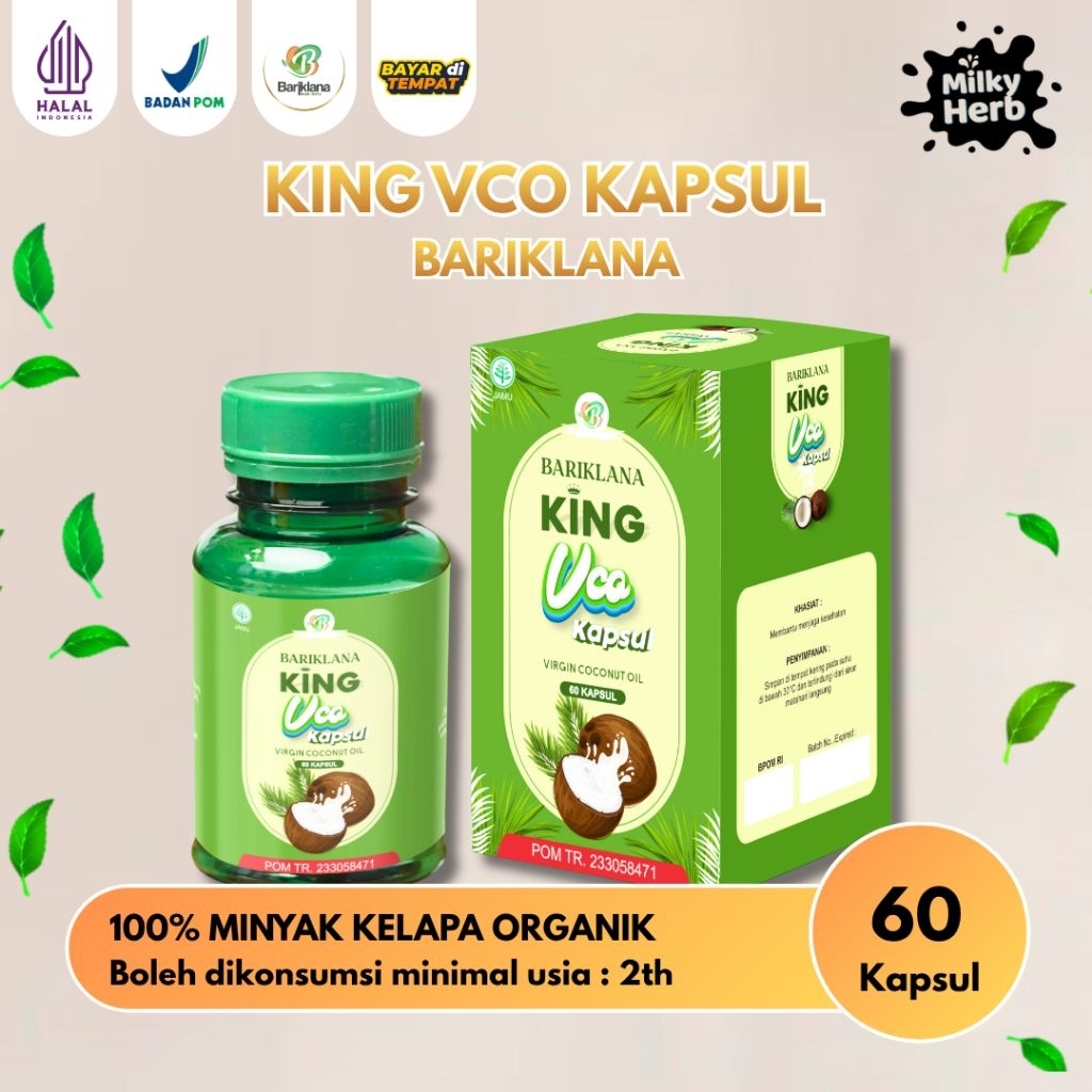 KING VCO KAPSUL - Kapsul VCO 100% minyak kelapa murni