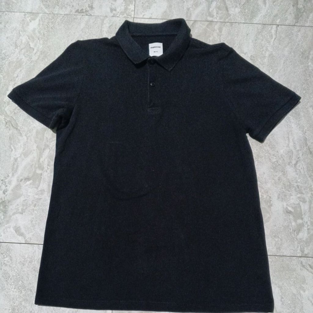 kaos polo Manzone black