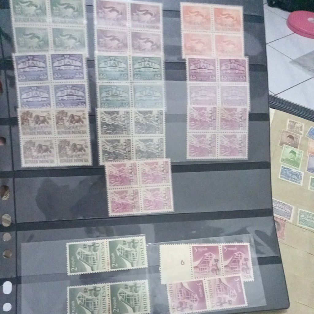 Prangko Mint Indonesia CT Riau