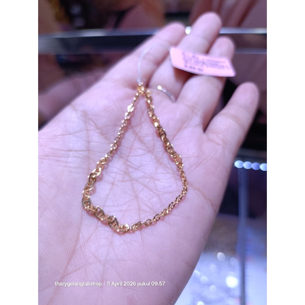 Gelang Rantai Kadar 10 Karat "Semar Nusantara"