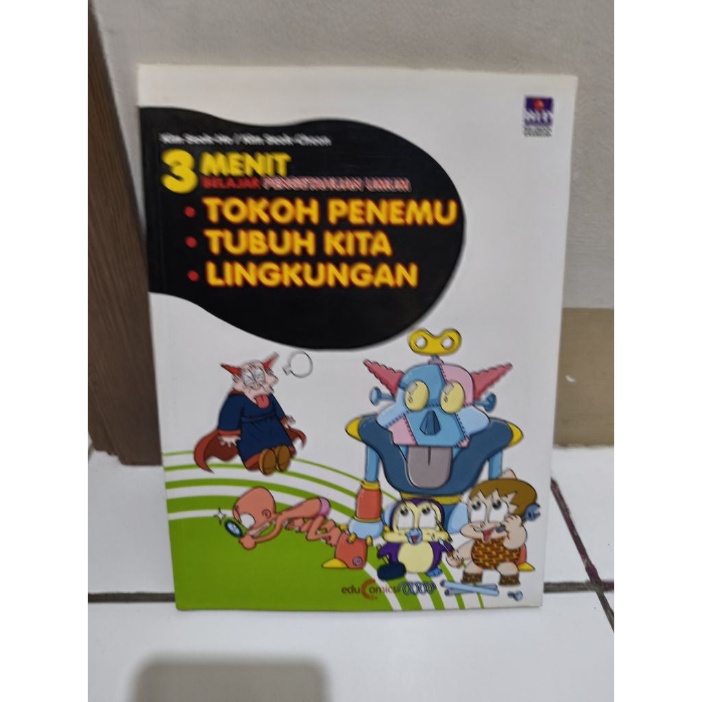 Preloved Buku 3 Menit Belajar Pengetahuan Tokoh Penemu Tubuh Kita Lingkungan