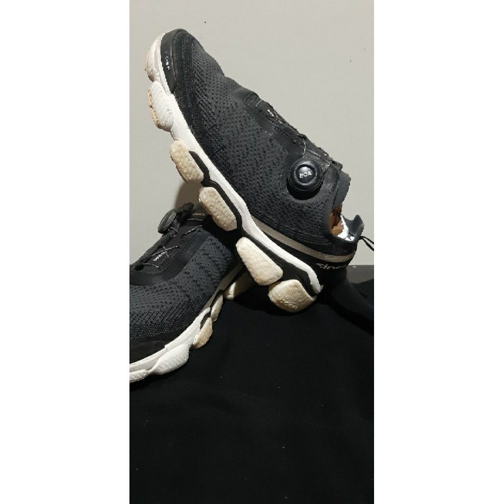 Jual sepatu Eider Quantum boa goretex warna hitam kombinasi abu tua size 41 insole 26 cm preloved/se