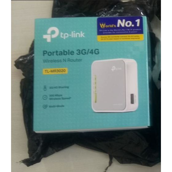 TP Link TL-MR3020 Portable Wireless N Router Bekas/Second