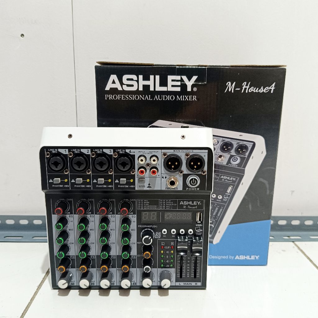 Mixer Audio 4 channel Ashley MHouse4 Original Ashley Mhouse4 Mixer Audio 4 channel Ashley