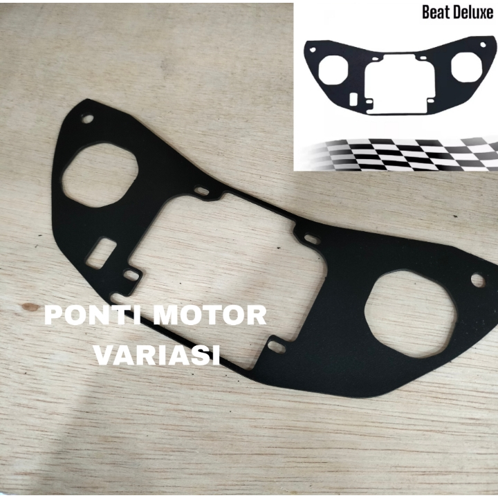 PONTI MOTOR Breket Dudukan Lampu Biled Projie Ukuran 2,5 inch Motor Beat Deluxe Kualitas Terbaik bre