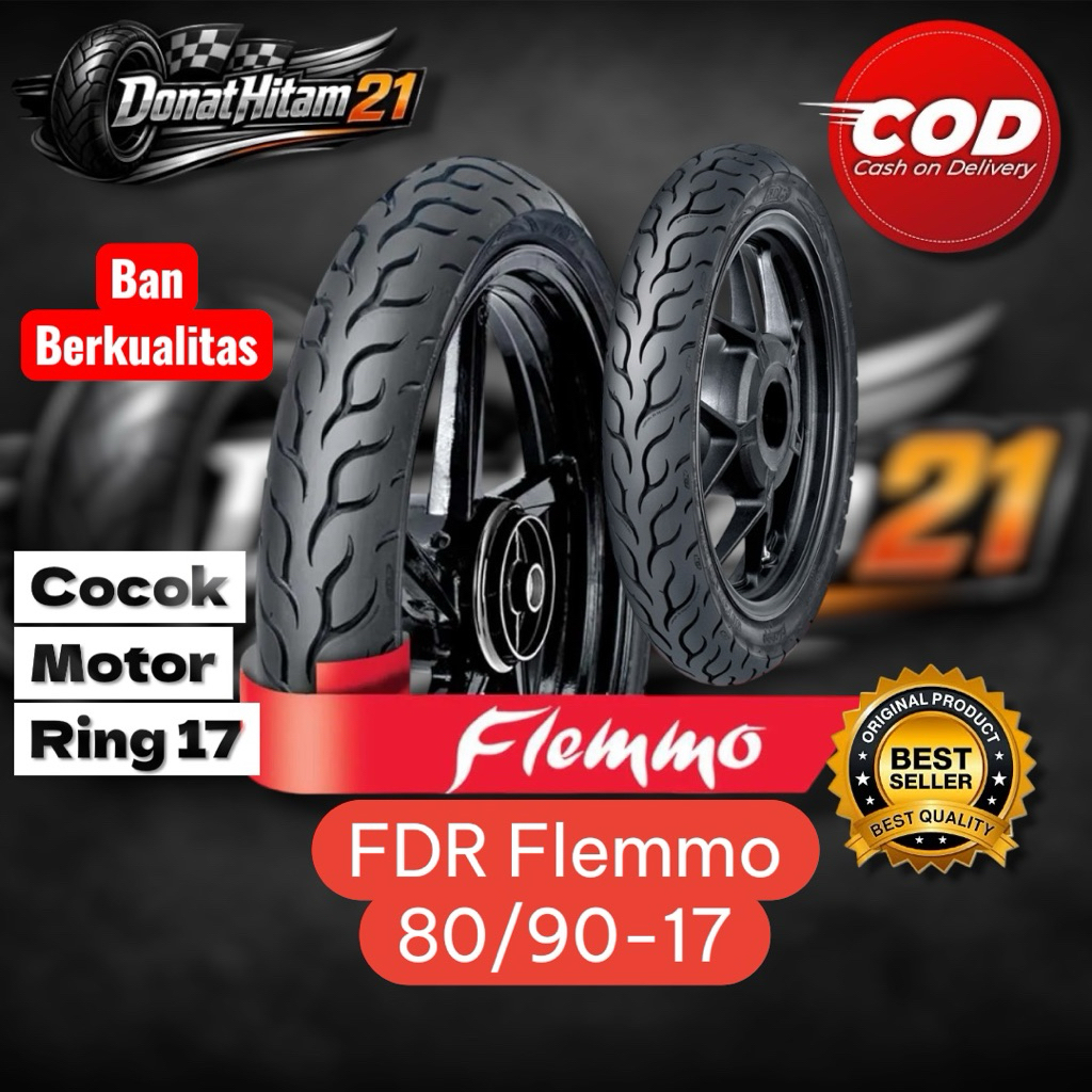 Ban Ring 17 FDR 80/90-17 Tubeless Berkualitas