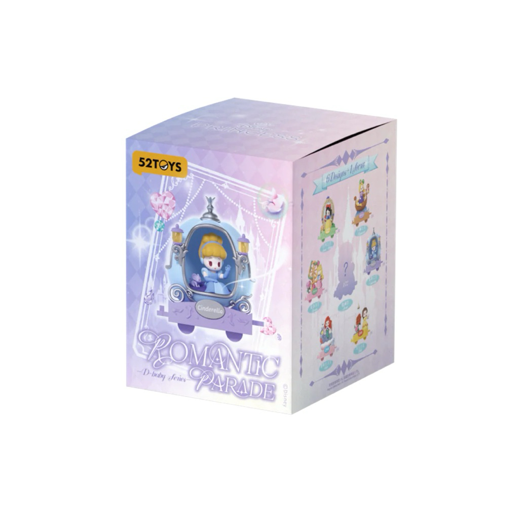 52Toys Disney Princess Romantic Parade Series 52 Toys Blind Box Action Figure Princess