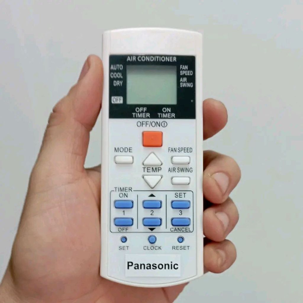Remot Remote AC Pengganti Tanpa Setting Panasonic CS-PC5MKJ/JKJ CS-PC7MKJ/JKJ CS-PC9MKJ/JKJ CS-PC12M