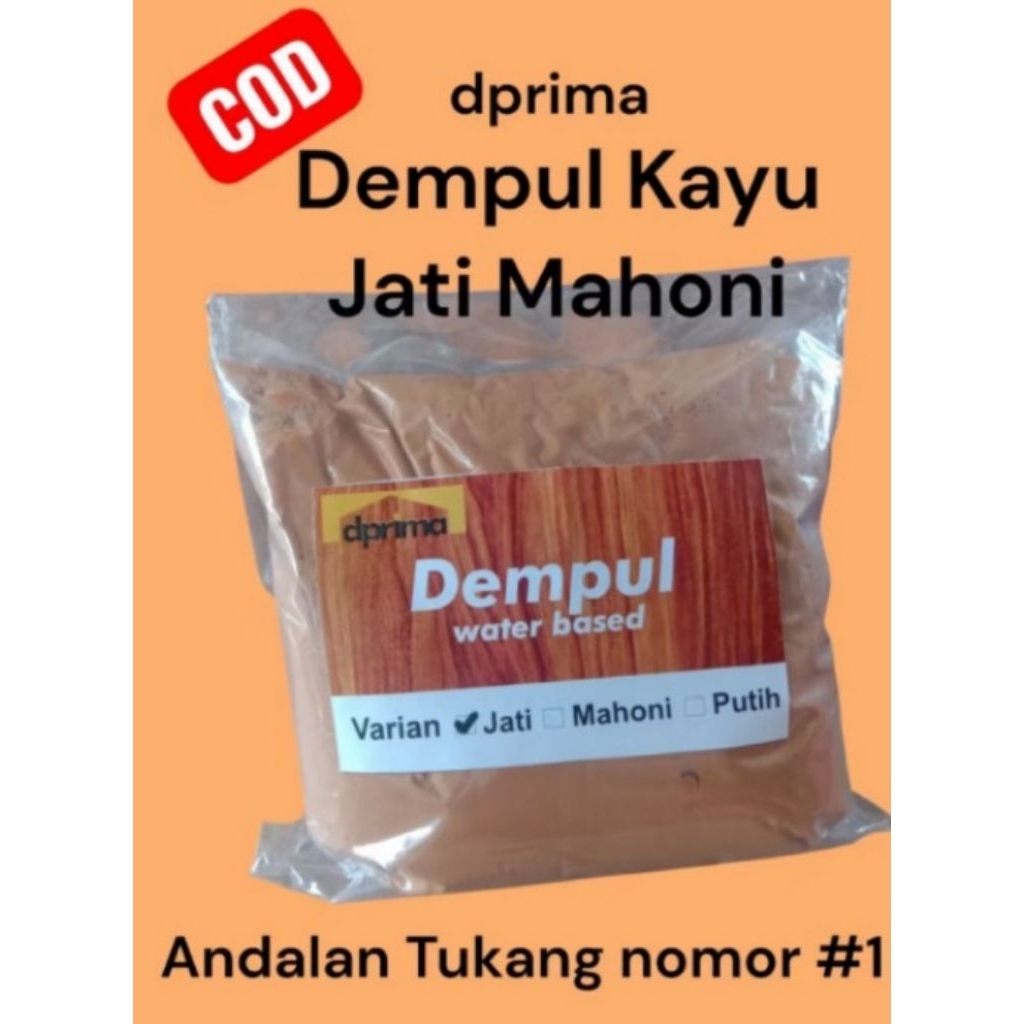 Dprima Dempul Kayu Jati Mahoni siap pakai